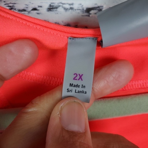 Athleta PR Tank 2 Ember Orange Outdoor Athletic Tank Top Size 2X Plus NEW - Picture 5 of 12